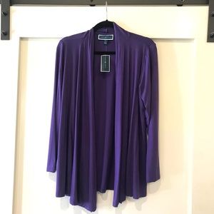 Long Sleeve Drape Cardigan NWT